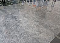 หินอ่อนสีเทาหินอ่อนแผ่นพื้นสำหรับห้องครัว / ห้องน้ำ CE อนุมัติ