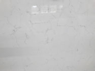 หินอ่อนเหมือนหลอดเลือดดำวิศวกรรม Bianco Carrara Countertop, Hard White Quartz Worktop