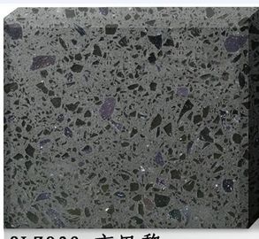 ขนาดที่กำหนดเอง Quartz ห้องน้ำ Vanity Tops Quartz Crystal Composition