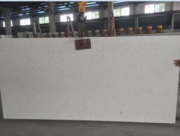 กระจกสีขาวขนาดใหญ่ Quartz Floor Tiles, พื้นผิวของแข็งขาวแบบ Quartz Countertops Slab