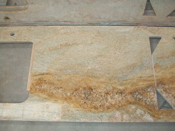 เคาน์เตอร์เครื่องอาบน้ำสำเร็จรูป Prefab, เครื่องนุ่งห่มอิมพีเรียลโกลด์ Premade Vanity Tops