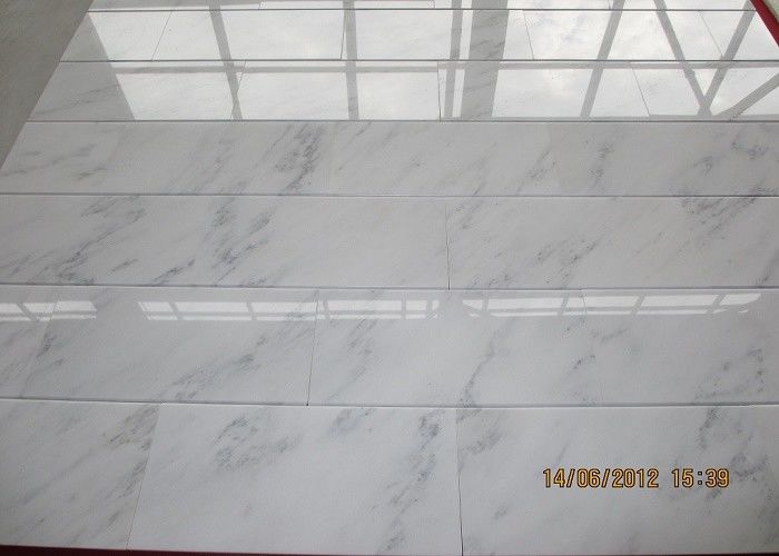จีน Cararra หินอ่อน Starry White Star ไหมพรมสีขาว Georgette หินอ่อนหินอ่อนสีขาวพื้นผนังแผ่นกระเบื้อง
